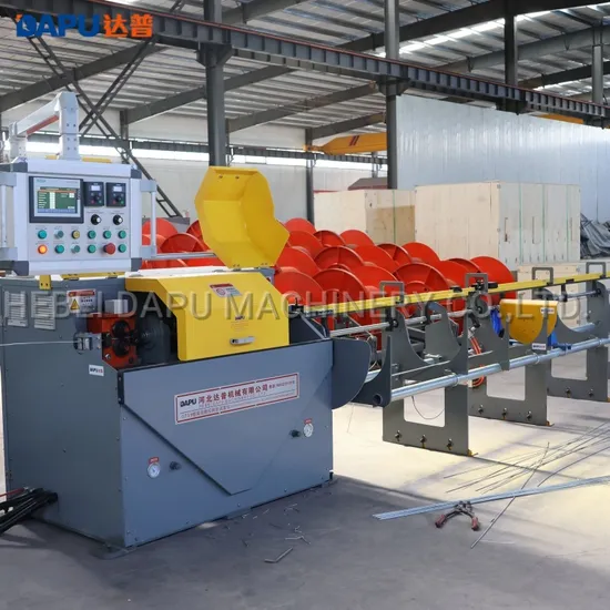 High Speed Galvanized Iron Steel Rebar Wire Straightening and Cutting or Straighter and Cutter Machine for Low Carbon Wire with Max Speed 180m/Min 