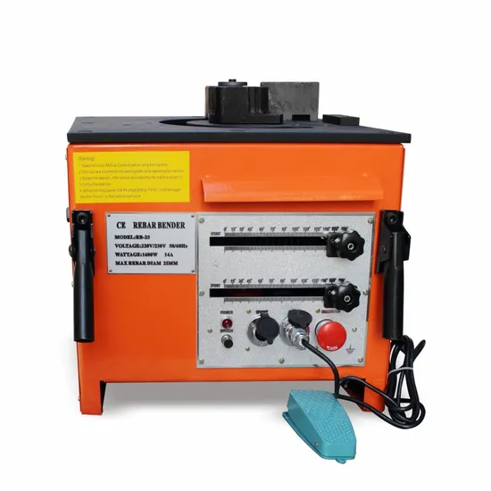 Factory Direct Sales Portable Single Light Desktop Steel Bar Rebar Bending Machine 