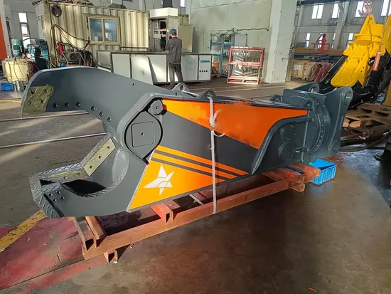 Excavator Attachments Cutter for Demolition Recycling Hydraulic Rock Crusher 
