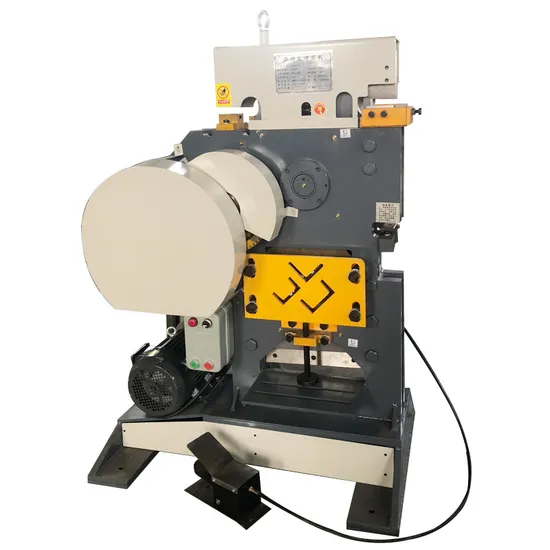 Electric Channel Steel Punching and Shearing Machine Combined Punching and Shearing Machine Hydraulic Iron Worker 
