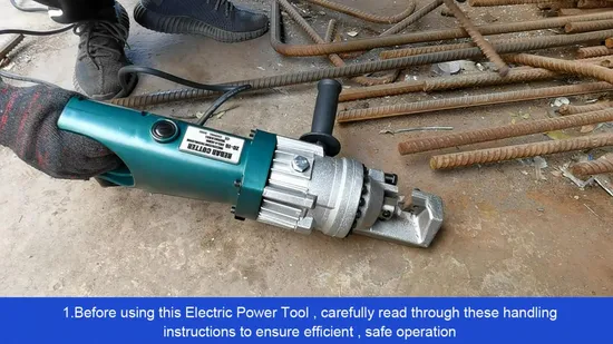 Portable Hydraulic Electric Rebar Cutter RC