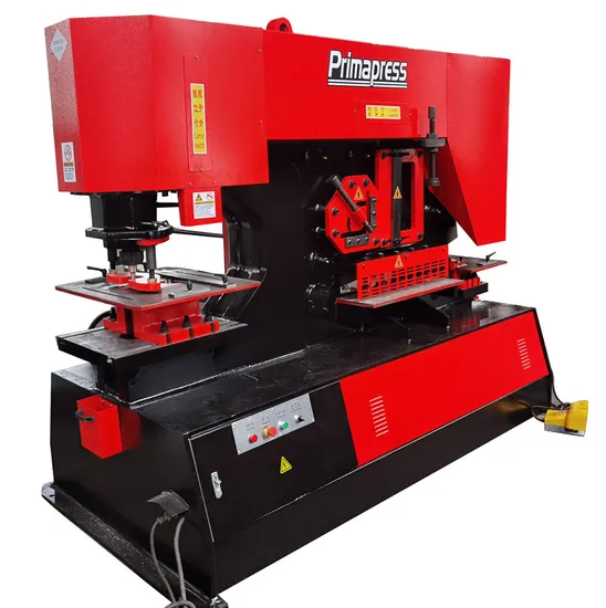 Primapress Q35y Series Hole Punching Shear and Notching Sheet Metal Hydraulic Ironworker 60t 90t 110t Machine 